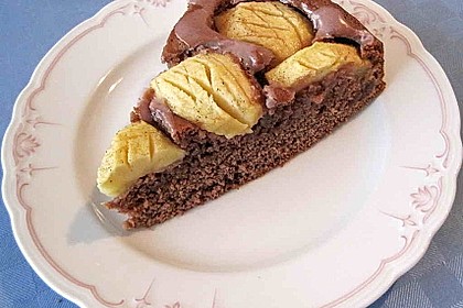 Apfel - Schokoladen - Kuchen 1