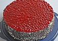 Nougat - Preiselbeer - Schichttorte
