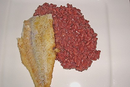 Alaska - Seelachs auf Rote R&uuml;ben - Risotto 1