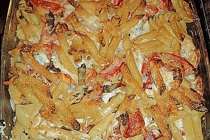 Tomaten - Nudel - Auflauf