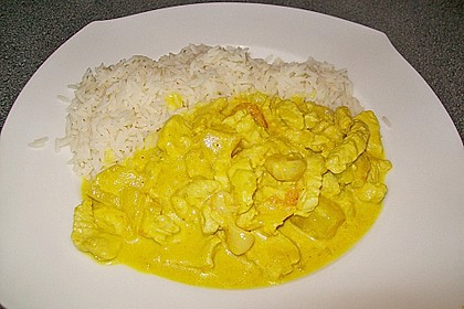 Fruchtiges Curry - H&uuml;hnchen 4