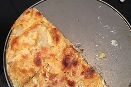 Flammkuchen elsässer Art, süßer Flammkuchen 43