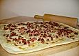 Flammkuchen els&auml;sser Art, s&uuml;&szlig;er Flammkuchen