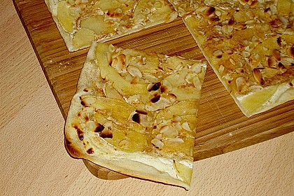 Flammkuchen elsässer Art, süßer Flammkuchen 12