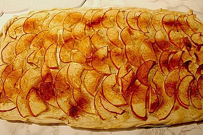 Flammkuchen elsässer Art, süßer Flammkuchen 23