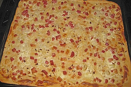 Flammkuchen elsässer Art, süßer Flammkuchen 20