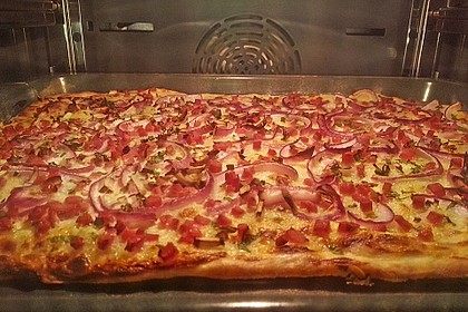 Flammkuchen elsässer Art, süßer Flammkuchen 25