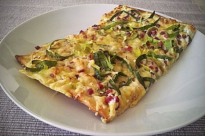Flammkuchen elsässer Art, süßer Flammkuchen 8
