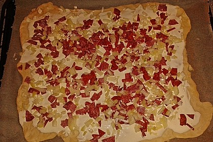 Flammkuchen elsässer Art, süßer Flammkuchen 24