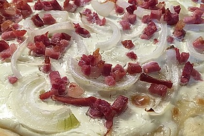 Flammkuchen elsässer Art, süßer Flammkuchen 13
