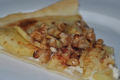 Flammkuchen elsässer Art, süßer Flammkuchen 17