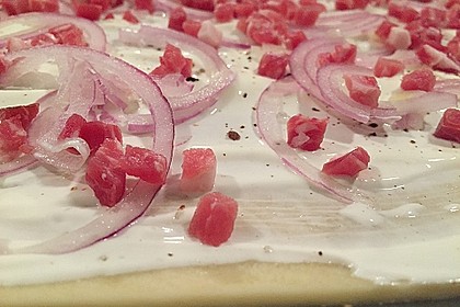 Flammkuchen elsässer Art, süßer Flammkuchen 31