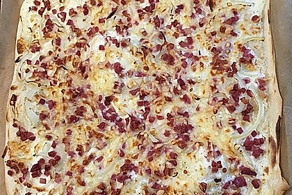 Flammkuchen elsässer Art, süßer Flammkuchen 51