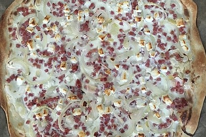 Flammkuchen elsässer Art, süßer Flammkuchen 16