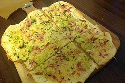 Flammkuchen elsässer Art, süßer Flammkuchen 33