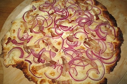 Flammkuchen elsässer Art, süßer Flammkuchen 44