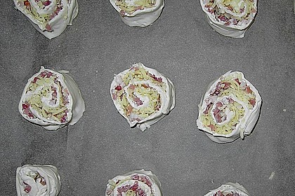 Schinken - K&auml;se - Schnecken