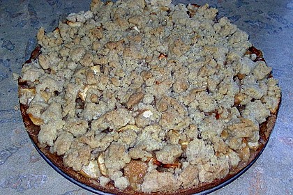Apfelkuchen mit Streuseln vom Blech 12