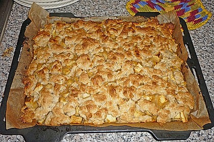 Apfelkuchen mit Streuseln vom Blech 19