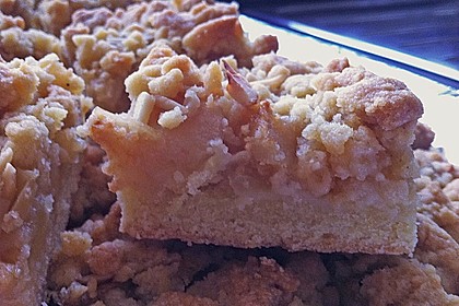Apfelkuchen mit Streuseln vom Blech 20