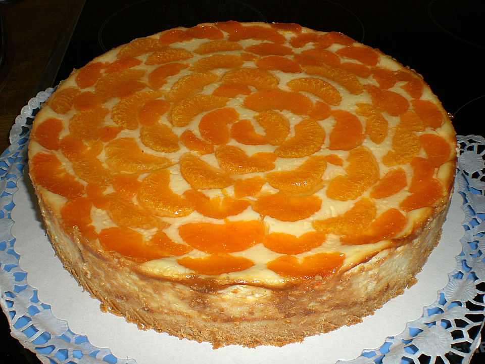 mandarinen quark kuchen springform