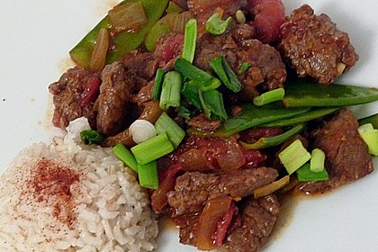 Scharfes Rindfleisch mit Zitronengras 1