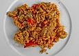 Antonias Gem&uuml;secouscous mit Bratwurstkl&ouml;&szlig;chen
