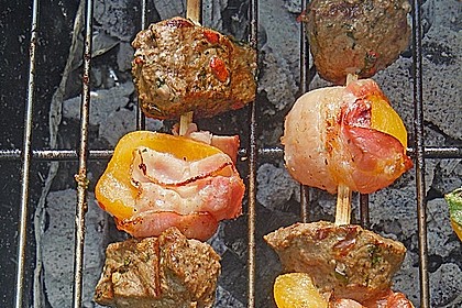 Gegrillte Lammspieße mit Aprikosen 14