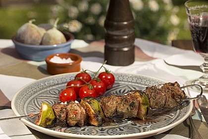 Gegrillte Lammspieße mit Aprikosen 1