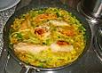 Gefl&uuml;gel - Curry mit Reis