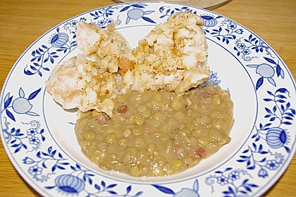 Linsen mit Speck