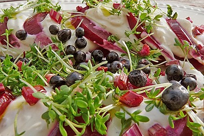 Rote Bete mit Schafsk&auml;se