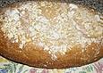Buttermilchbrot mit Haferflocken und Magerquark