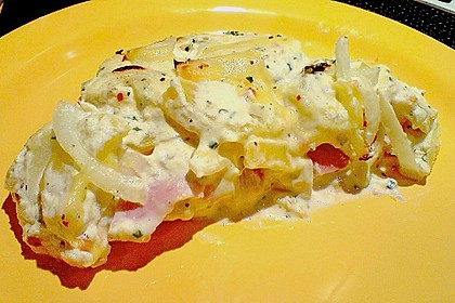 Herzhaftes Kartoffel - Gratin