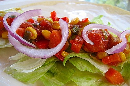 Feurige Hähnchen - Tortillas 6
