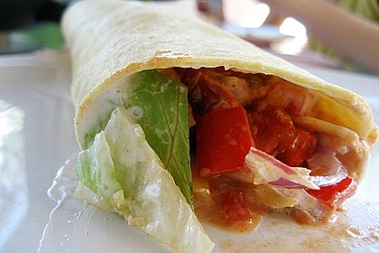 Feurige Hähnchen - Tortillas 2
