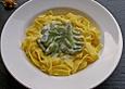 Nudeln in Gorgonzola - Spargel - Creme