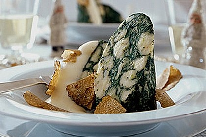 Spinatkn&ouml;del mit Tr&uuml;ffel - Sabayon