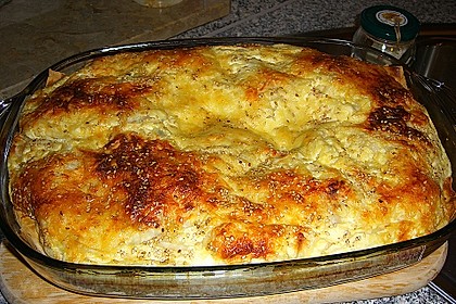 Schafsk&auml;se - B&ouml;rek aus dem Ofen