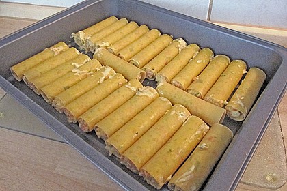 Cannelloni mit cremiger Gemüse-Käse-Füllung 49