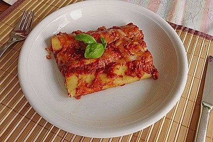 Cannelloni mit cremiger Gemüse-Käse-Füllung 4
