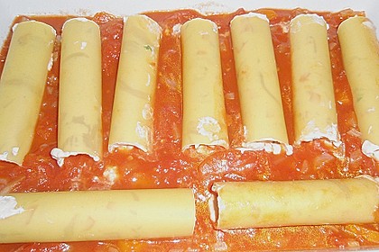 Cannelloni mit cremiger Gemüse-Käse-Füllung 37