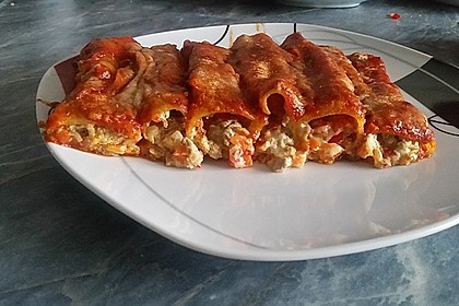 Cannelloni mit cremiger Gemüse-Käse-Füllung 6