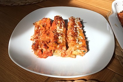 Cannelloni mit cremiger Gemüse-Käse-Füllung 16