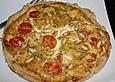 Tarte mit Kirschtomaten