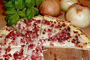 Einfacher Flammkuchen
