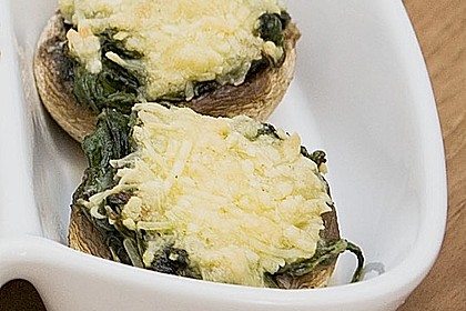 Gratinierte Champignons