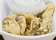 Gebackene Austernpilze mit Dip