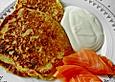 Kartoffelblini mit Lachs