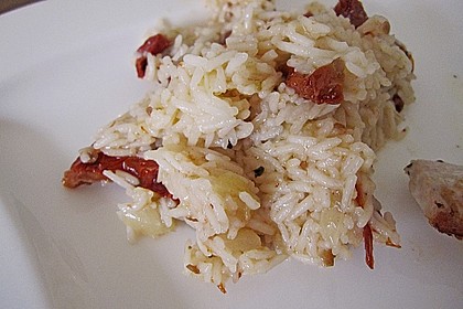 Reis mit getrockneten Tomaten 1